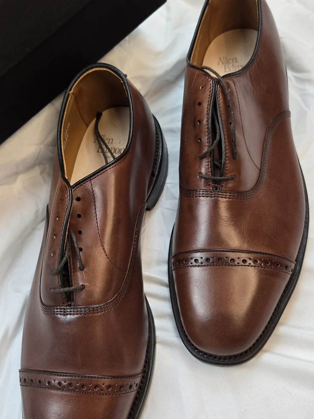 Allen Edmonds Byron 2034 Chili Cap Toe Oxford Shoes Men's 10 D NEW USA Made
